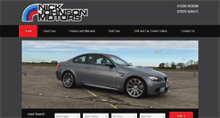 Desktop Screenshot of nickjohnsonmotorco.co.uk